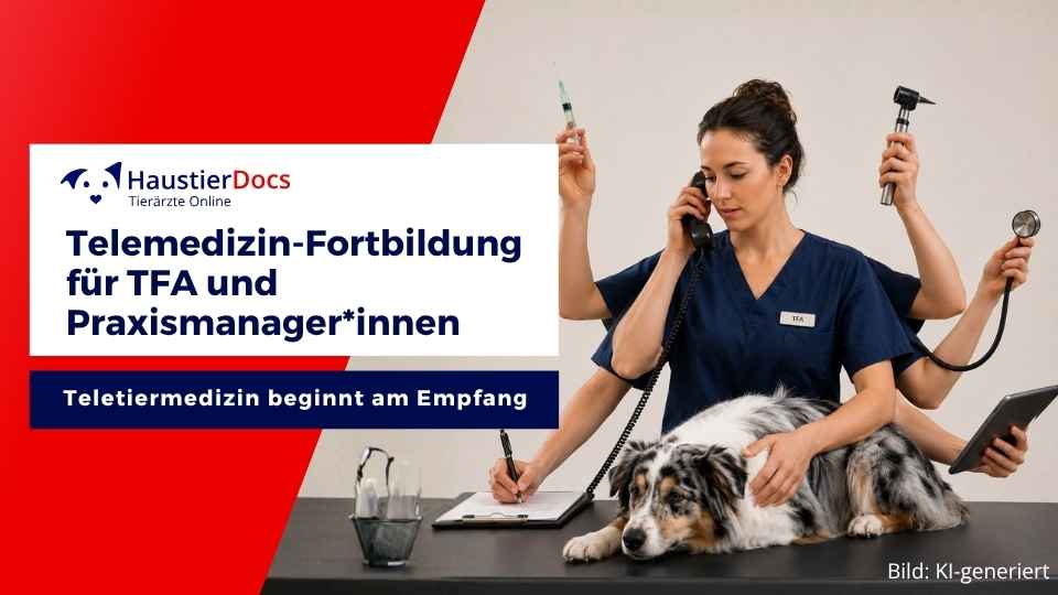 Teletiermedizin-Fortbildung für TFA und Praxismanager*innen 